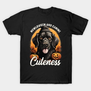 Howloween Dog Cuteness Scary Witchy Meme-y T-Shirt